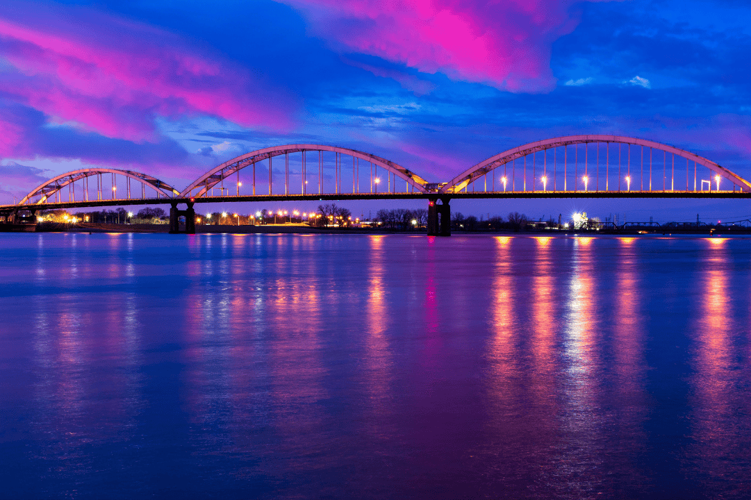 Centennial Bridge over Mississippi River in Ro<p><em>Sign up to view the full content.</em></p><div id=