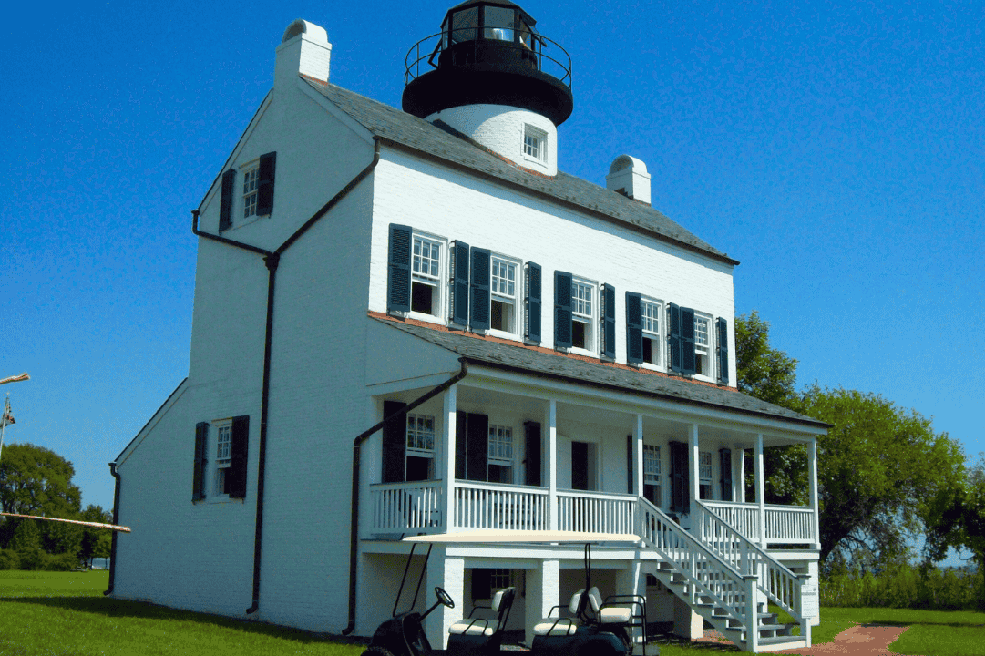 Reconstructed Blakistone Island Light in 2009 in St. Mary’s County