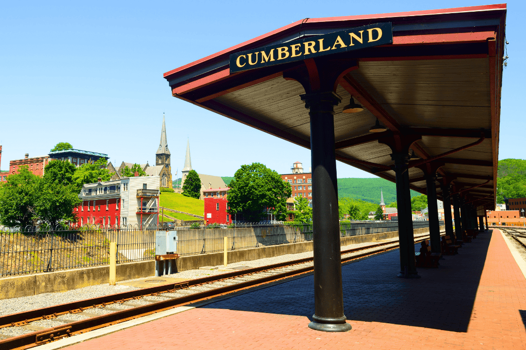 Western Maryland Railway Station in Cumberland, Allegany County 